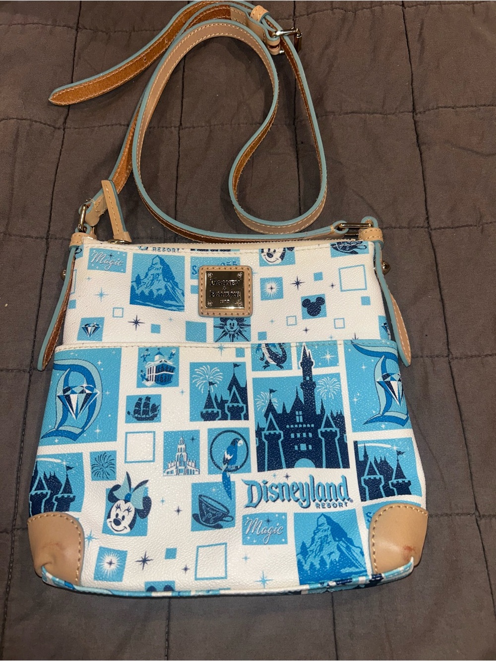 Dooney & Bourke Disneyland Castle 60th Anniversary Crossbody Handbag